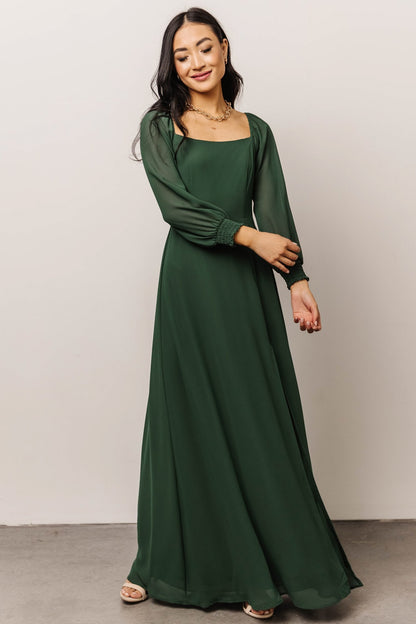 Giselle Maxi Dress | Evergreen - Baltic Born