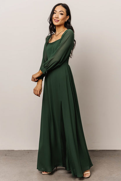 Giselle Maxi Dress | Evergreen - Baltic Born