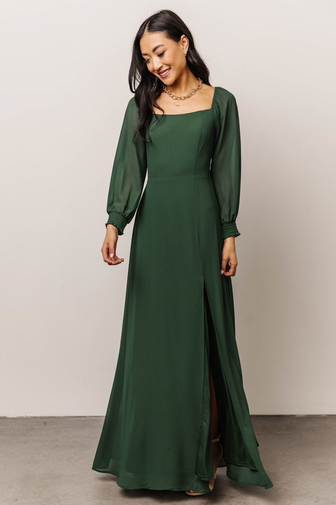 Giselle Maxi Dress | Evergreen - Baltic Born