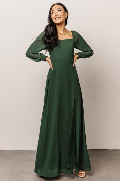 Giselle Maxi Dress | Evergreen - Baltic Born