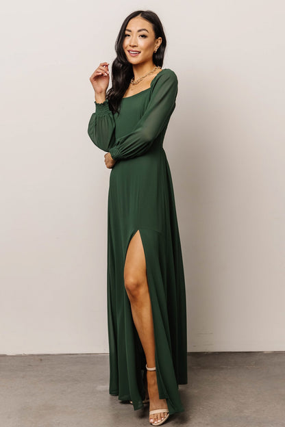 Giselle Maxi Dress | Evergreen - Baltic Born