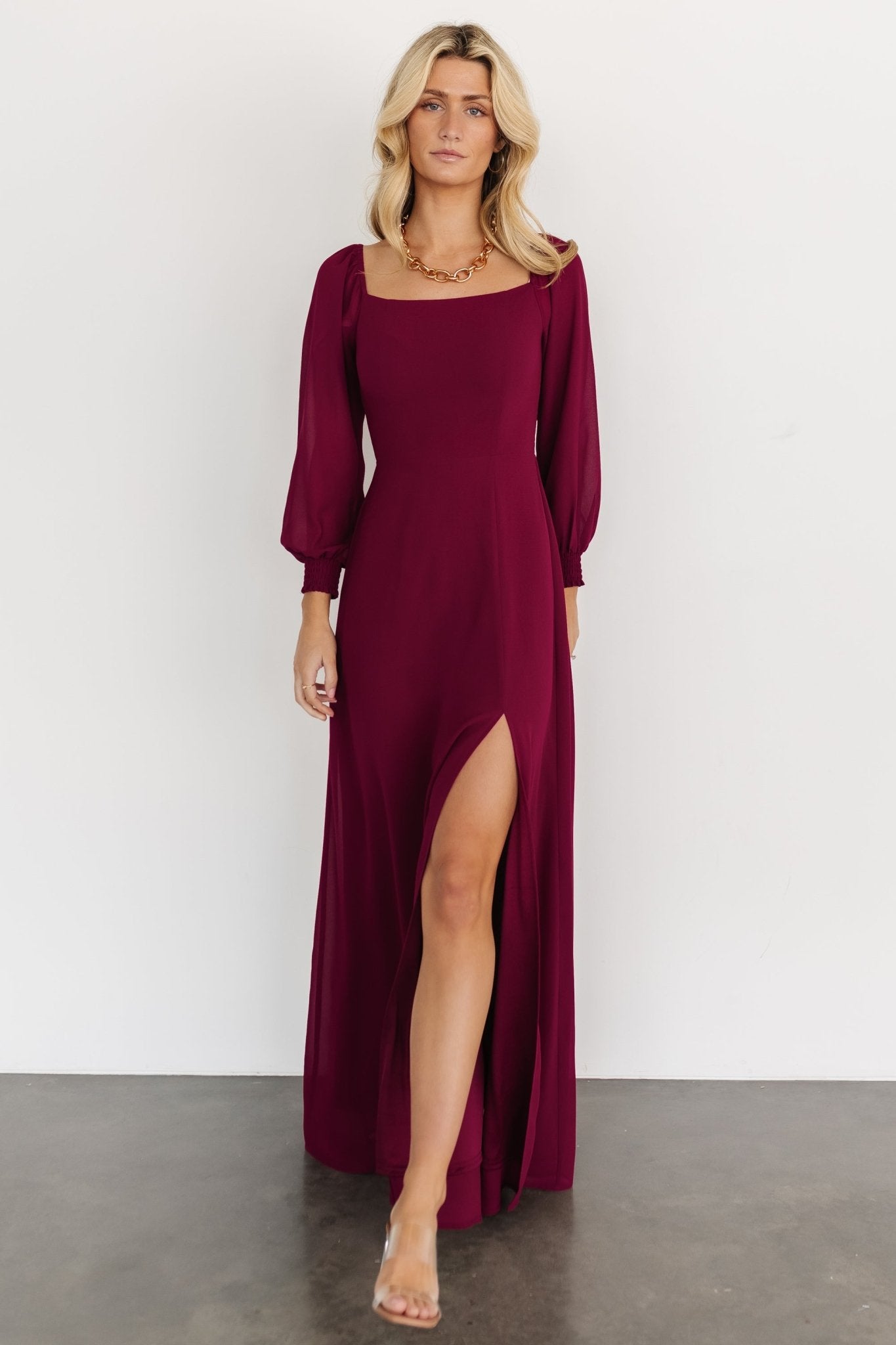 Giselle Maxi Dress | Mulberry - Baltic Born