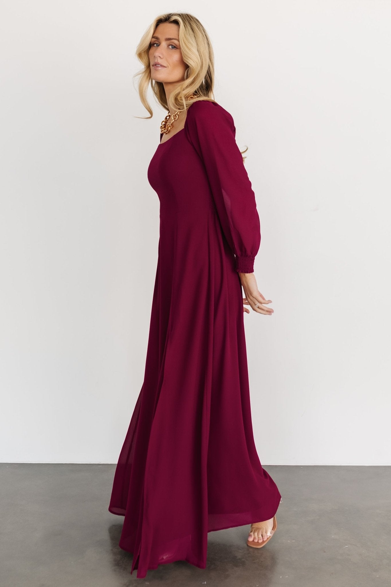 Giselle Maxi Dress | Mulberry - Baltic Born