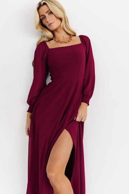 Giselle Maxi Dress | Mulberry - Baltic Born