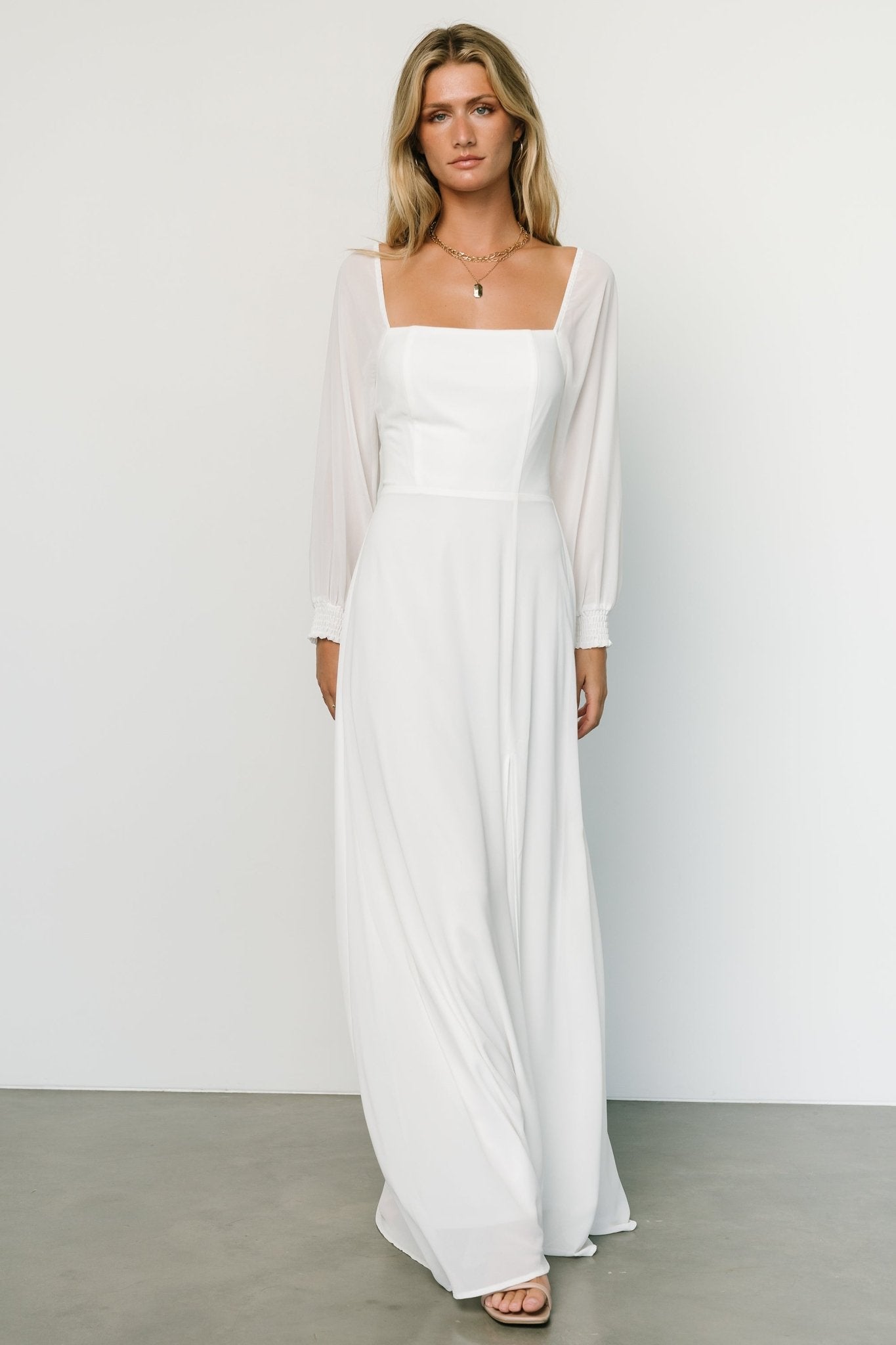 Giselle Maxi Dress | White - Baltic Born