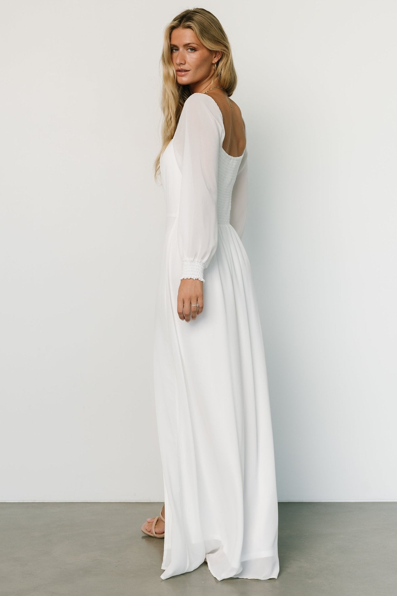 Giselle Maxi Dress | White | Baltic Born
