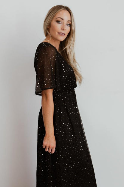 Grace Sparkle Gown | Black - Baltic Born