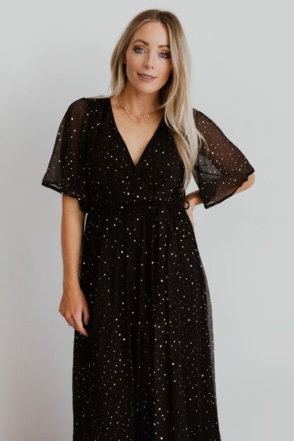 Grace Sparkle Gown | Black - Baltic Born