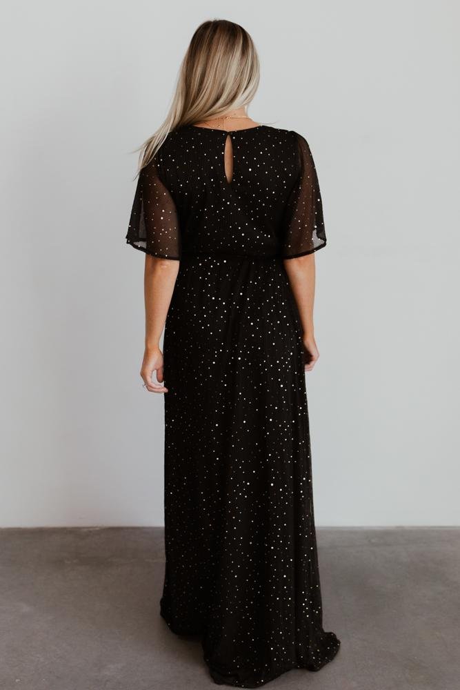 Grace Sparkle Gown | Black - Baltic Born