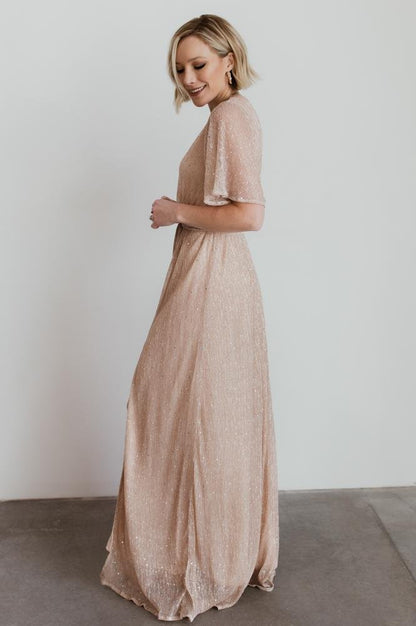 Grace Sparkle Gown | Champagne - Baltic Born