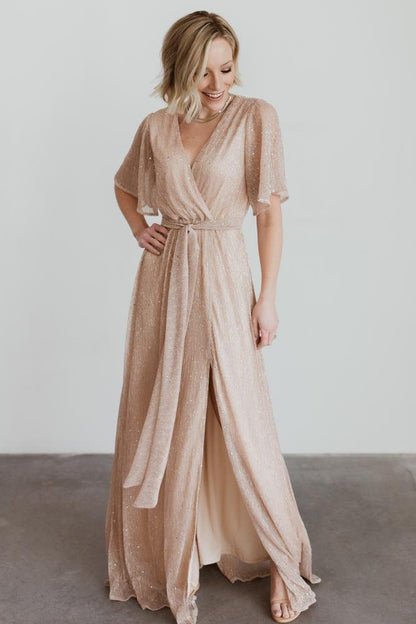 Grace Sparkle Gown | Champagne - Baltic Born