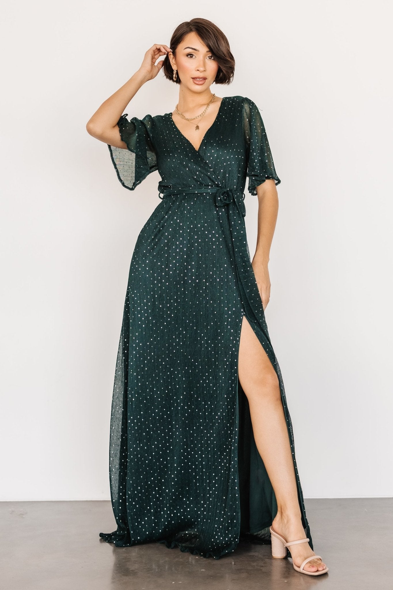 Grace Sparkle Gown | Emerald - Baltic Born