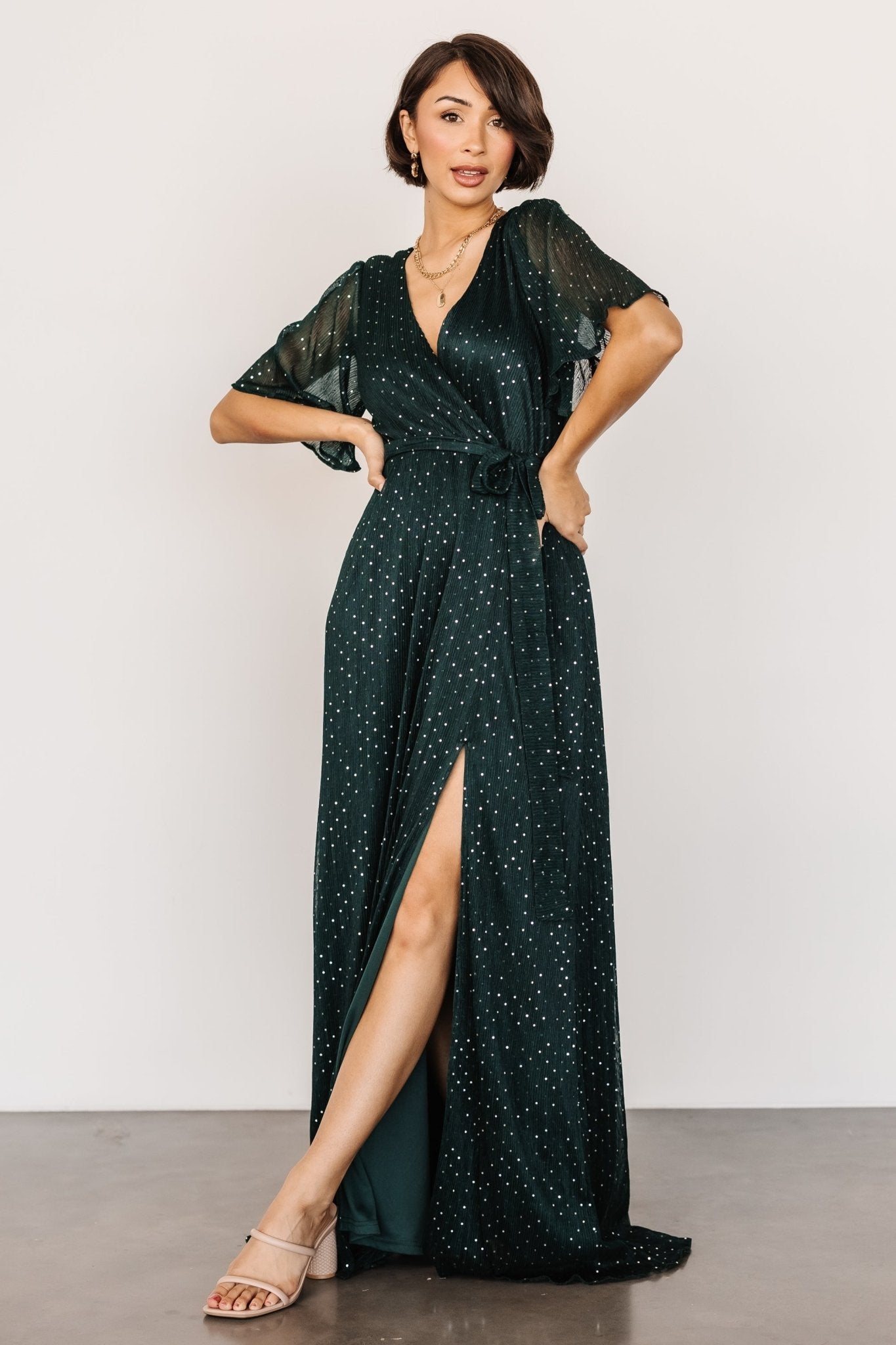 Grace Sparkle Gown | Emerald - Baltic Born