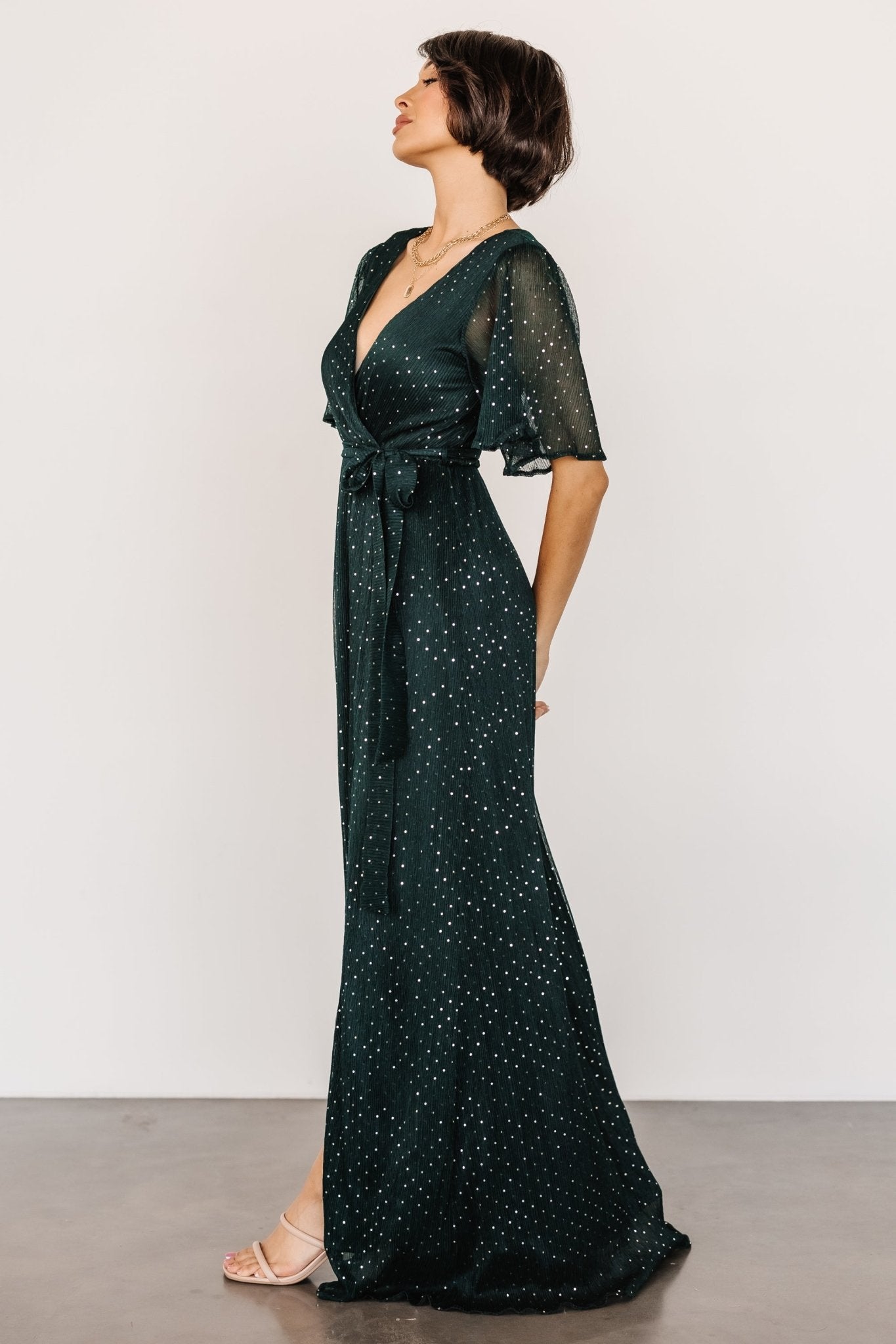 Grace Sparkle Gown | Emerald - Baltic Born