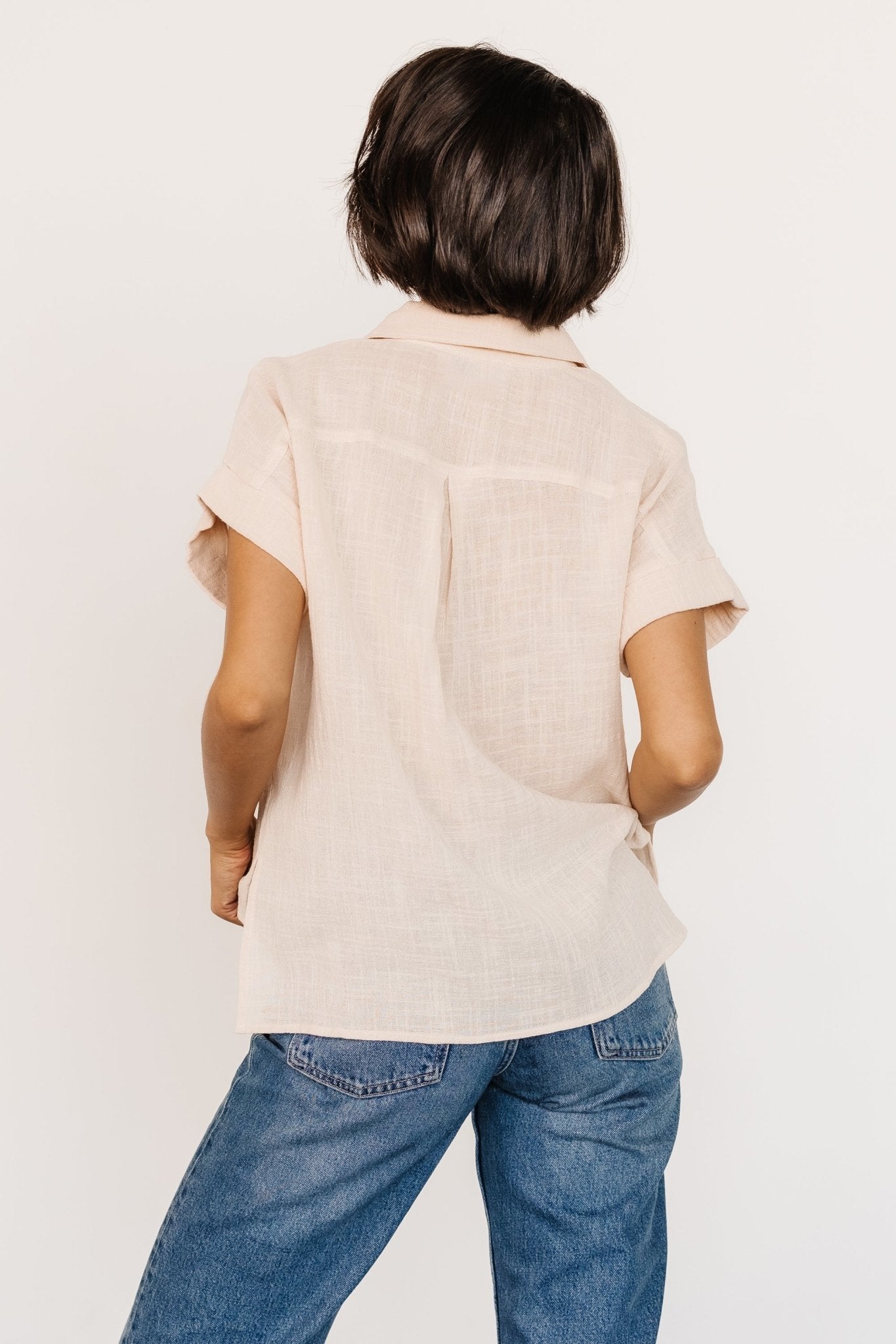 Hammond Short Sleeve Top | Natural - Baltic Born