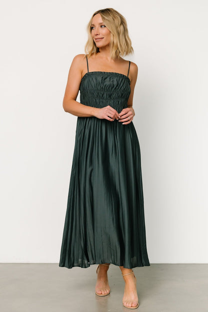 Hattie Maxi Dress | Dark Jade - Baltic Born