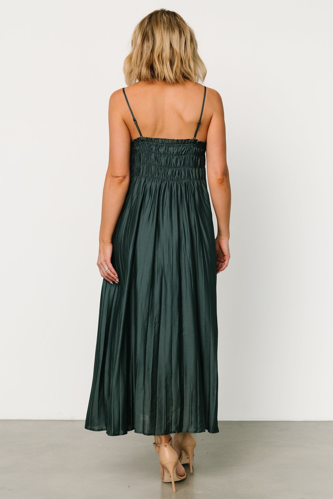 Hattie Maxi Dress | Dark Jade - Baltic Born