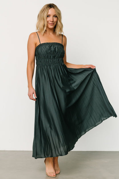 Hattie Maxi Dress | Dark Jade - Baltic Born