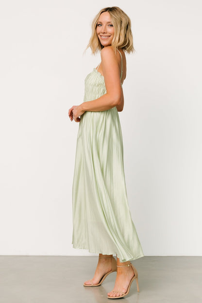 Hattie Maxi Dress | Light Sage - Baltic Born