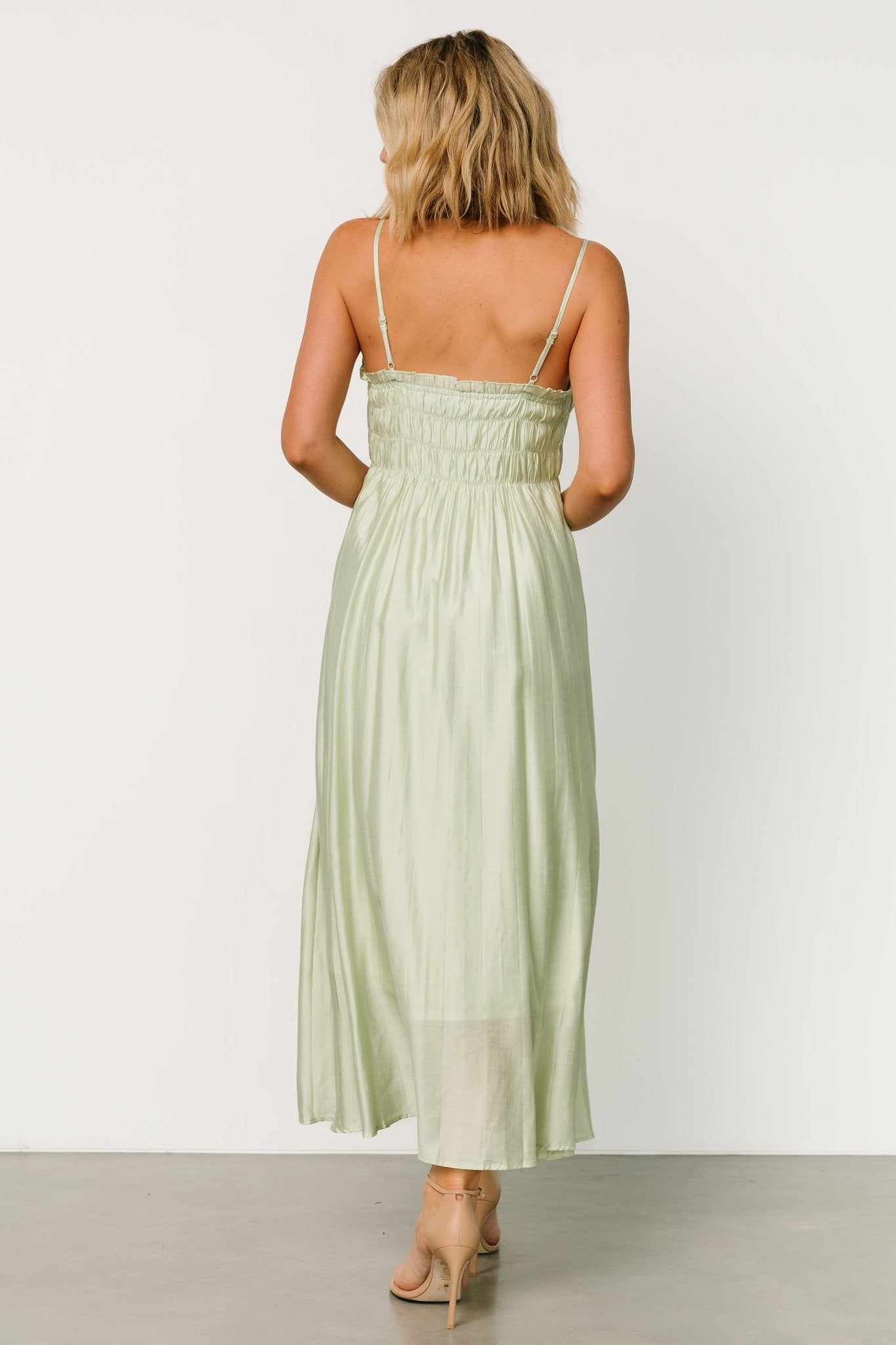 Hattie Maxi Dress | Light Sage - Baltic Born