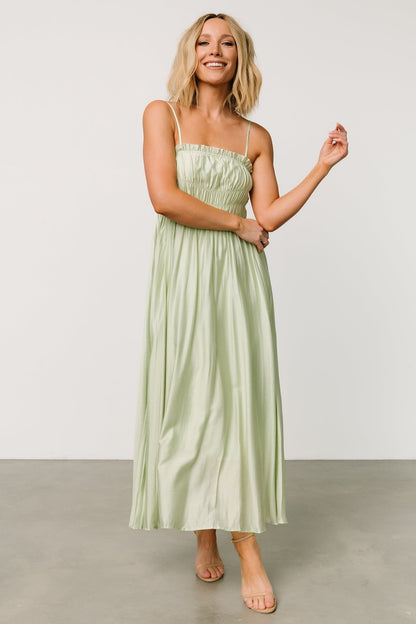 Hattie Maxi Dress | Light Sage - Baltic Born