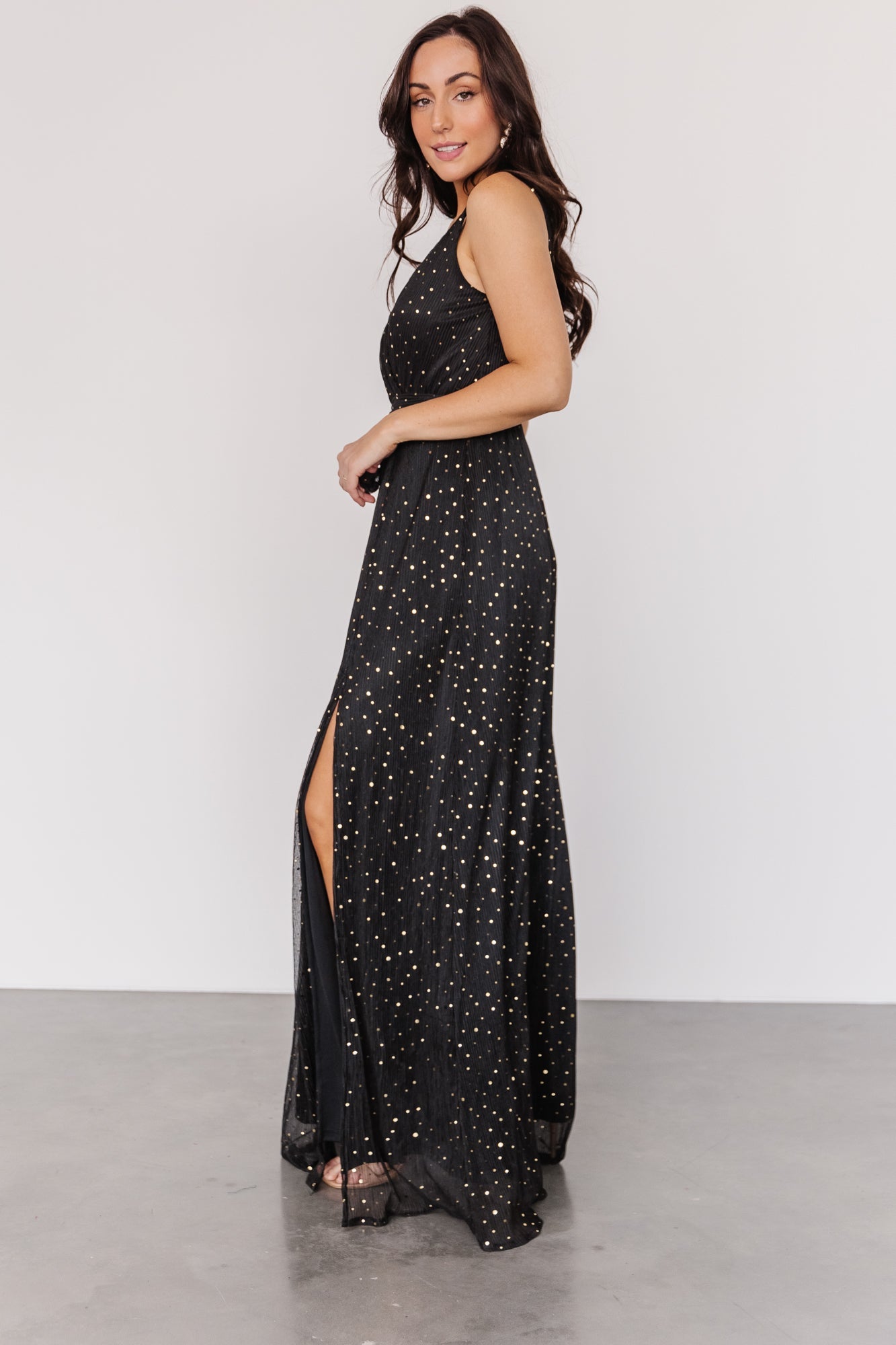 Helen Tank Sparkle Gown | Mulberry | Baltic Born