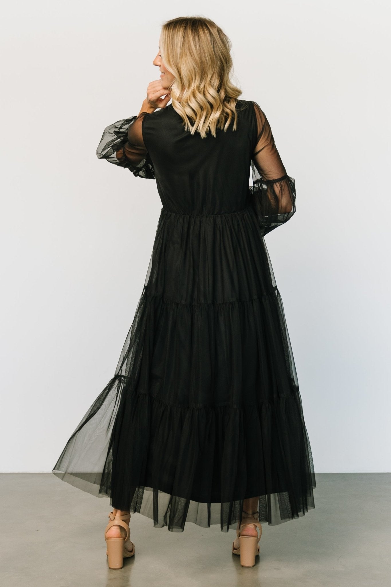 Hoffman Tulle Maxi Dress | Black - Baltic Born