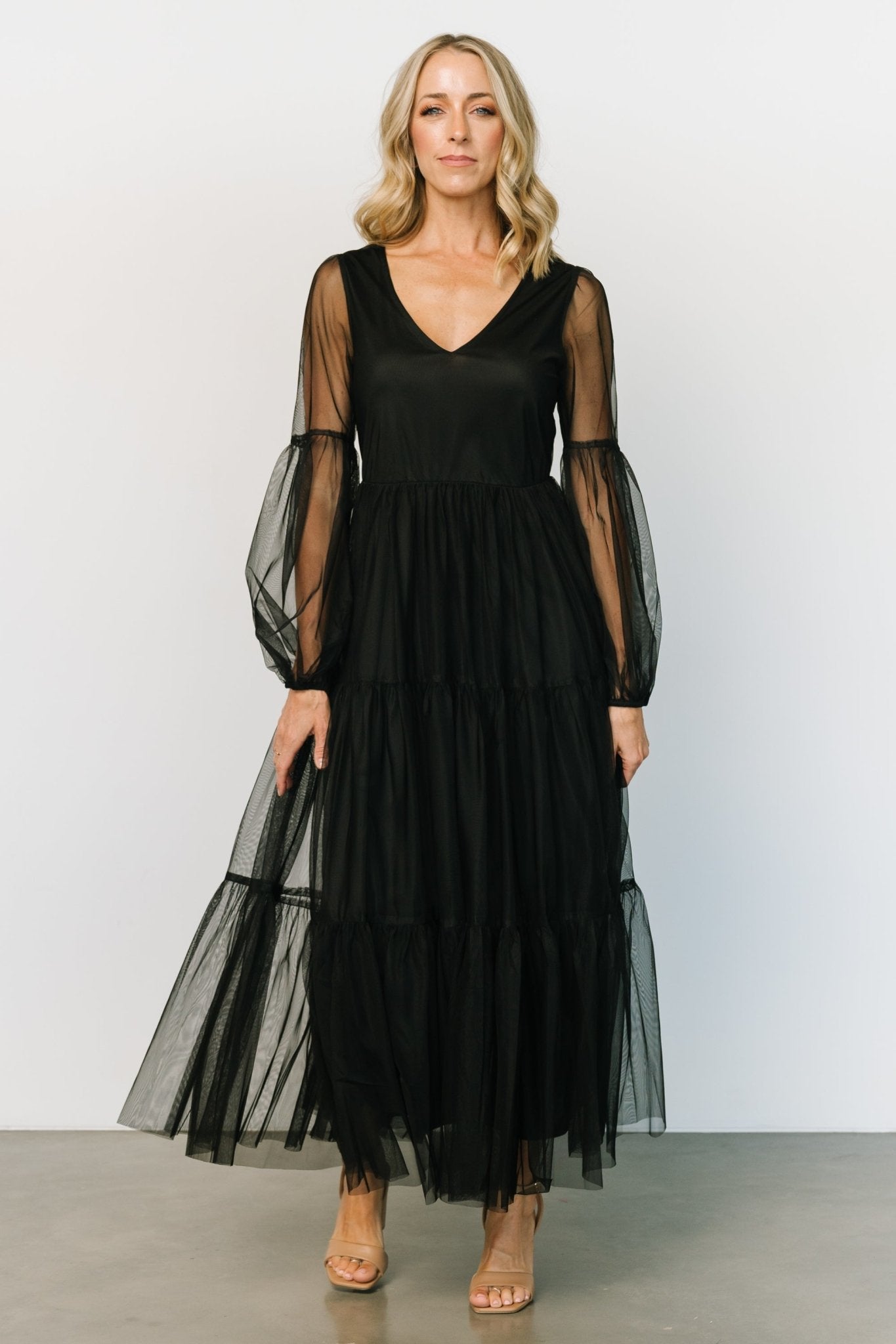 Hoffman Tulle Maxi Dress | Black - Baltic Born