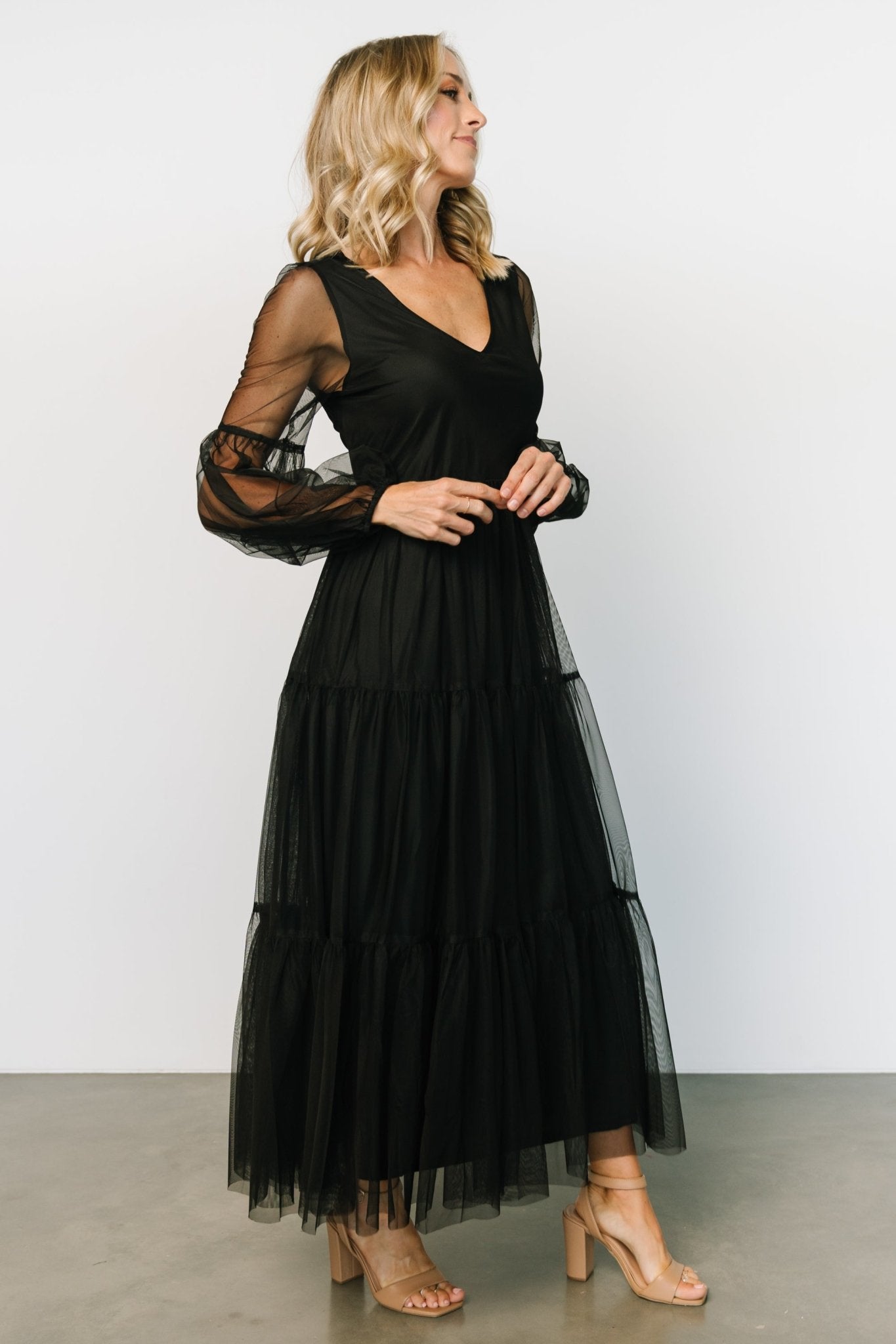 Hoffman Tulle Maxi Dress | Black - Baltic Born