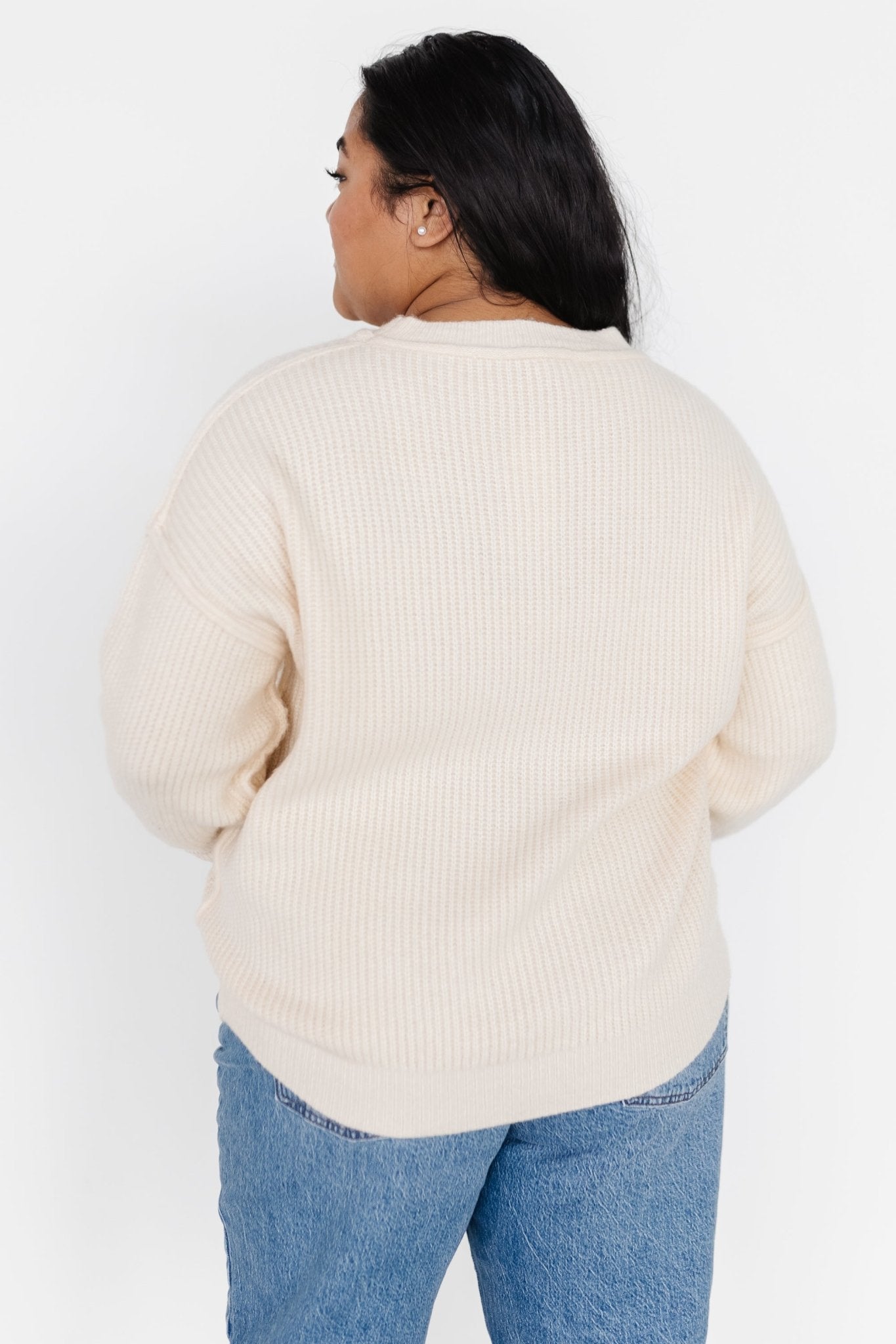 Jacey Knit Sweater | Ivory - Baltic Born