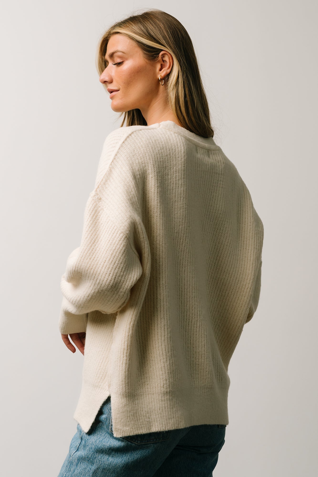 Jacey Knit Sweater | Ivory - Baltic Born