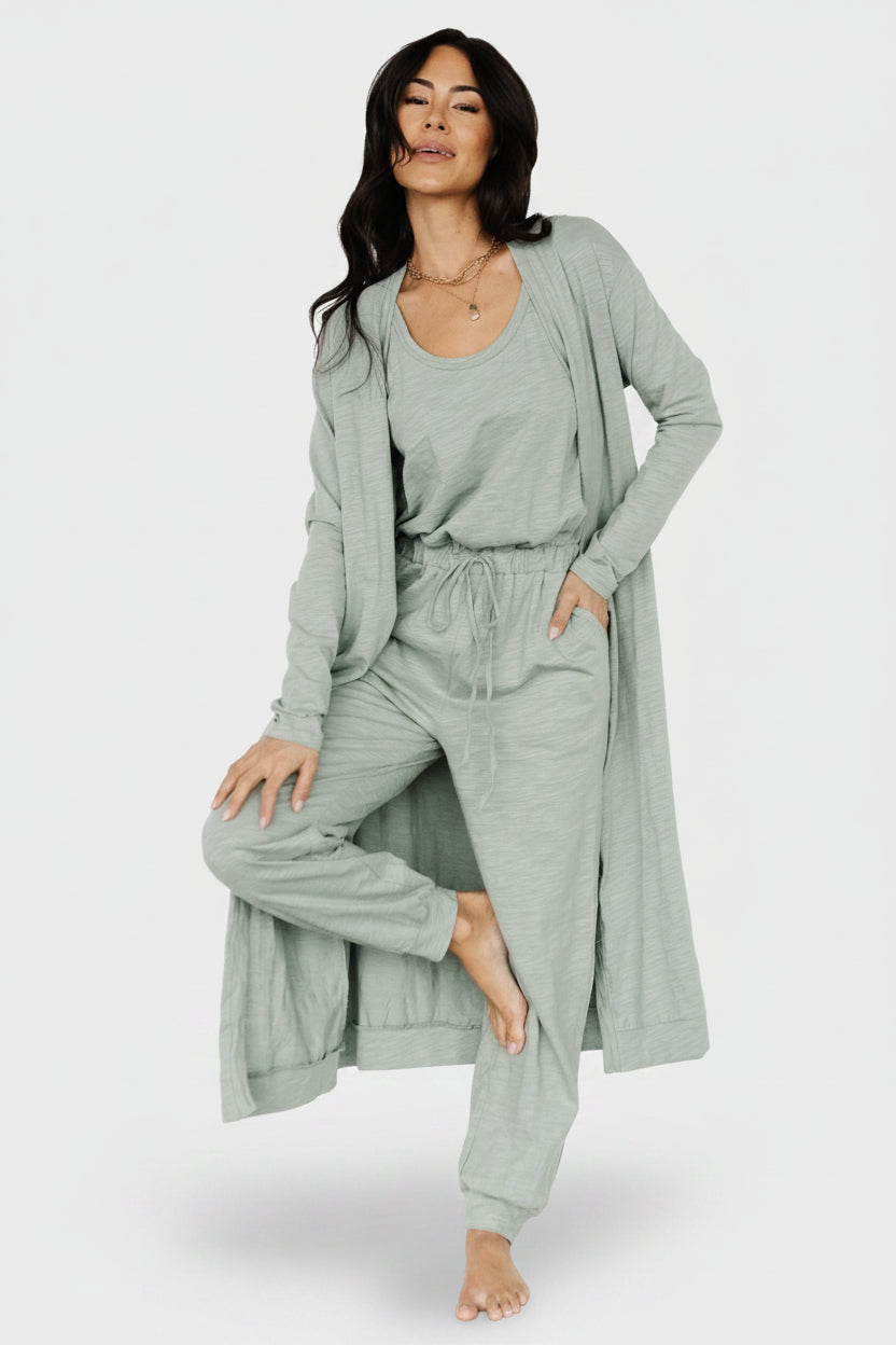 IVY'LENE CASUAL JUMPSUIT/CARDIGAN SET