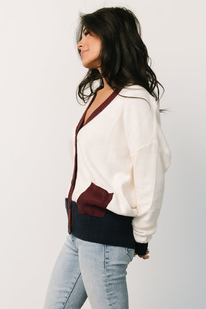 Jax Cardigan | Cream Multi - Baltic Born