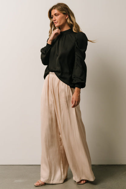 Jayla Palazzo Satin Pant | Champagne - Baltic Born