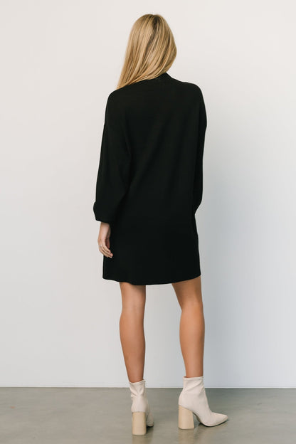 Jennings Sweater Dress | Black - Baltic Born