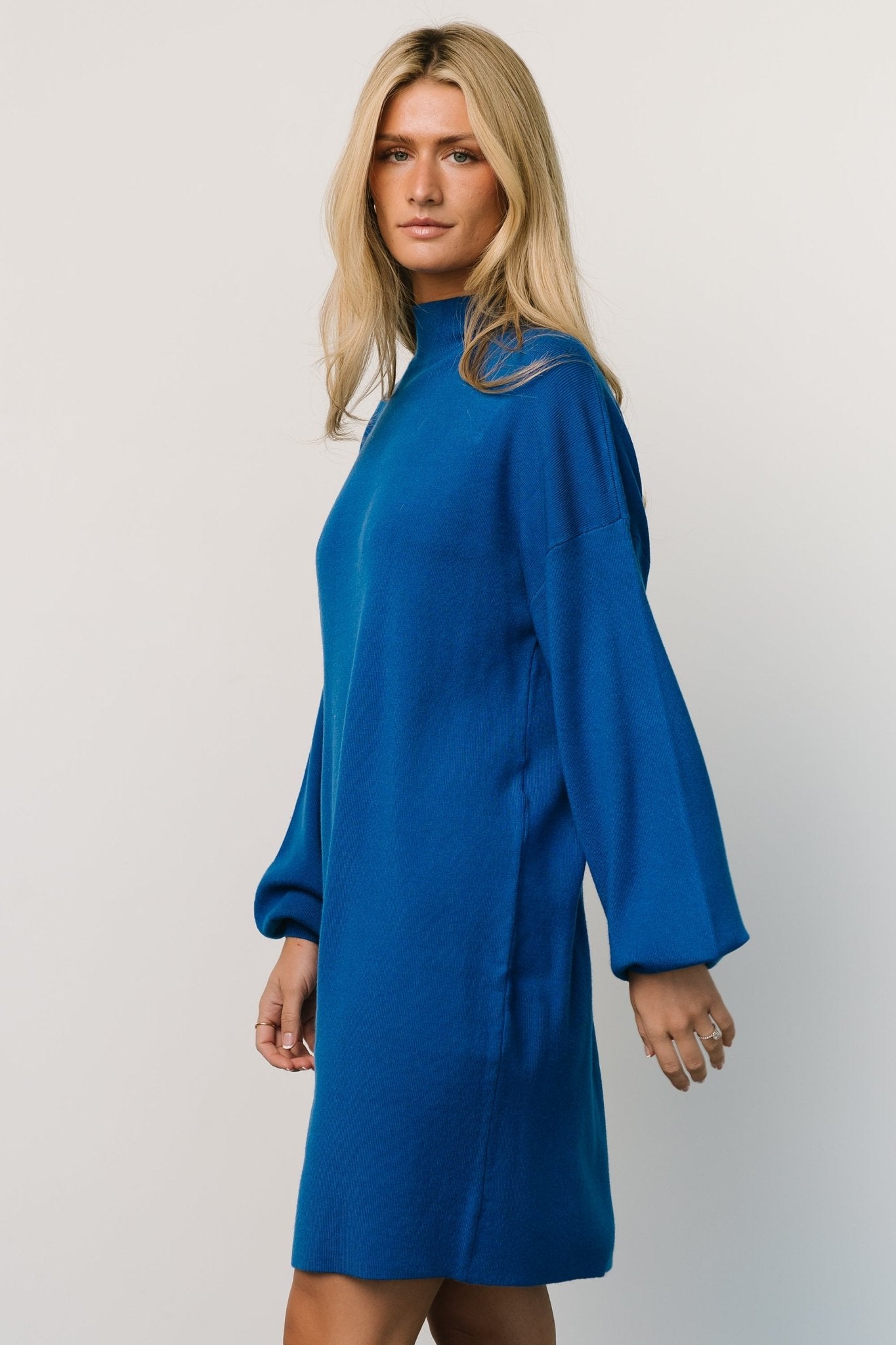 Jennings Sweater Dress | Cobalt Blue - Baltic Born