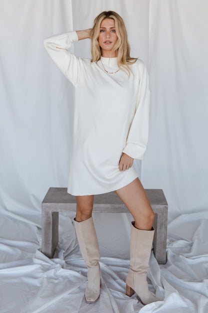 Jennings Sweater Dress | Ivory - Baltic Born