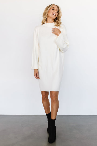 Jennings Sweater Dress | Ivory - Baltic Born