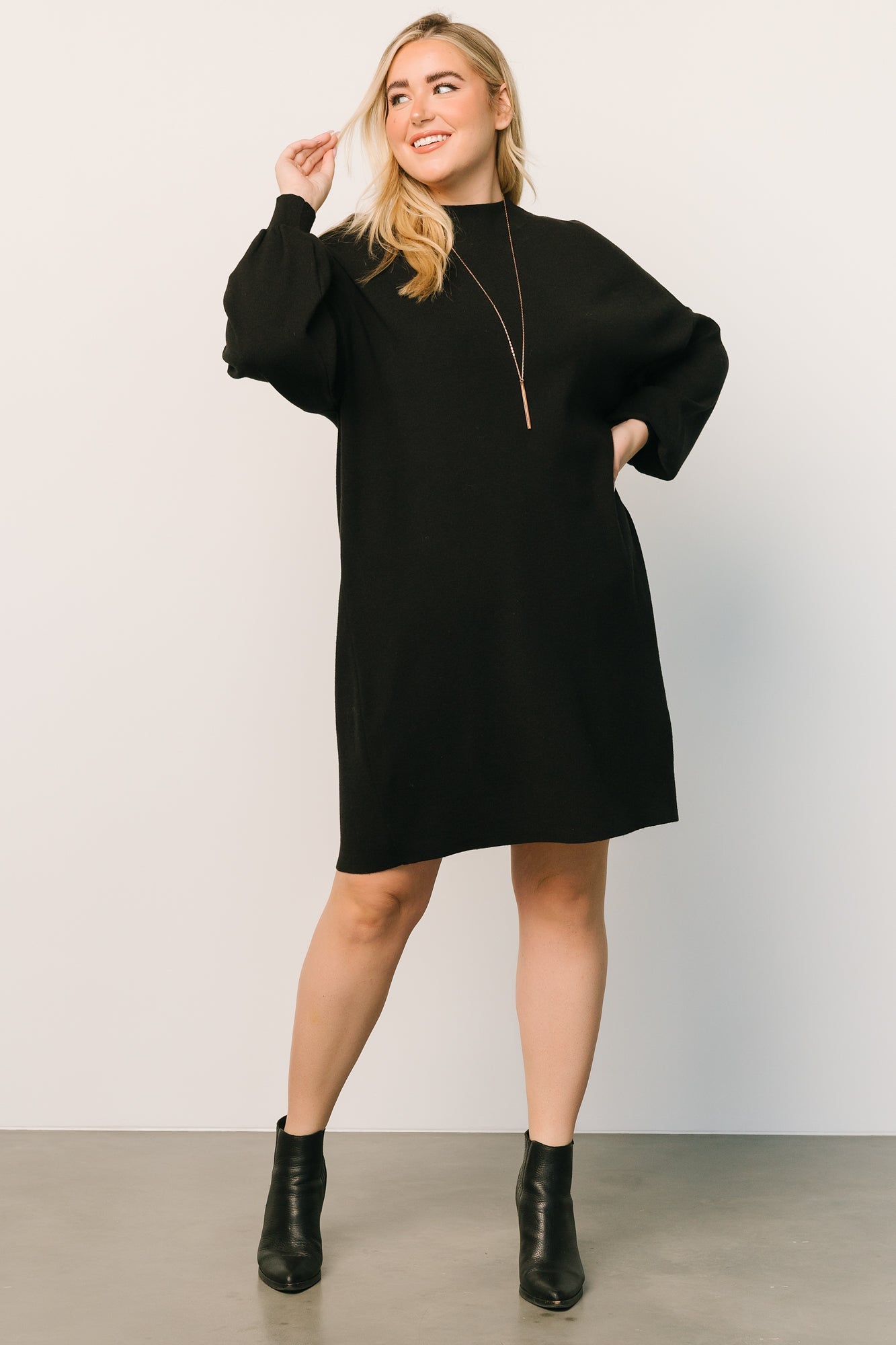 short dress with sweater Sweater Dress Weather