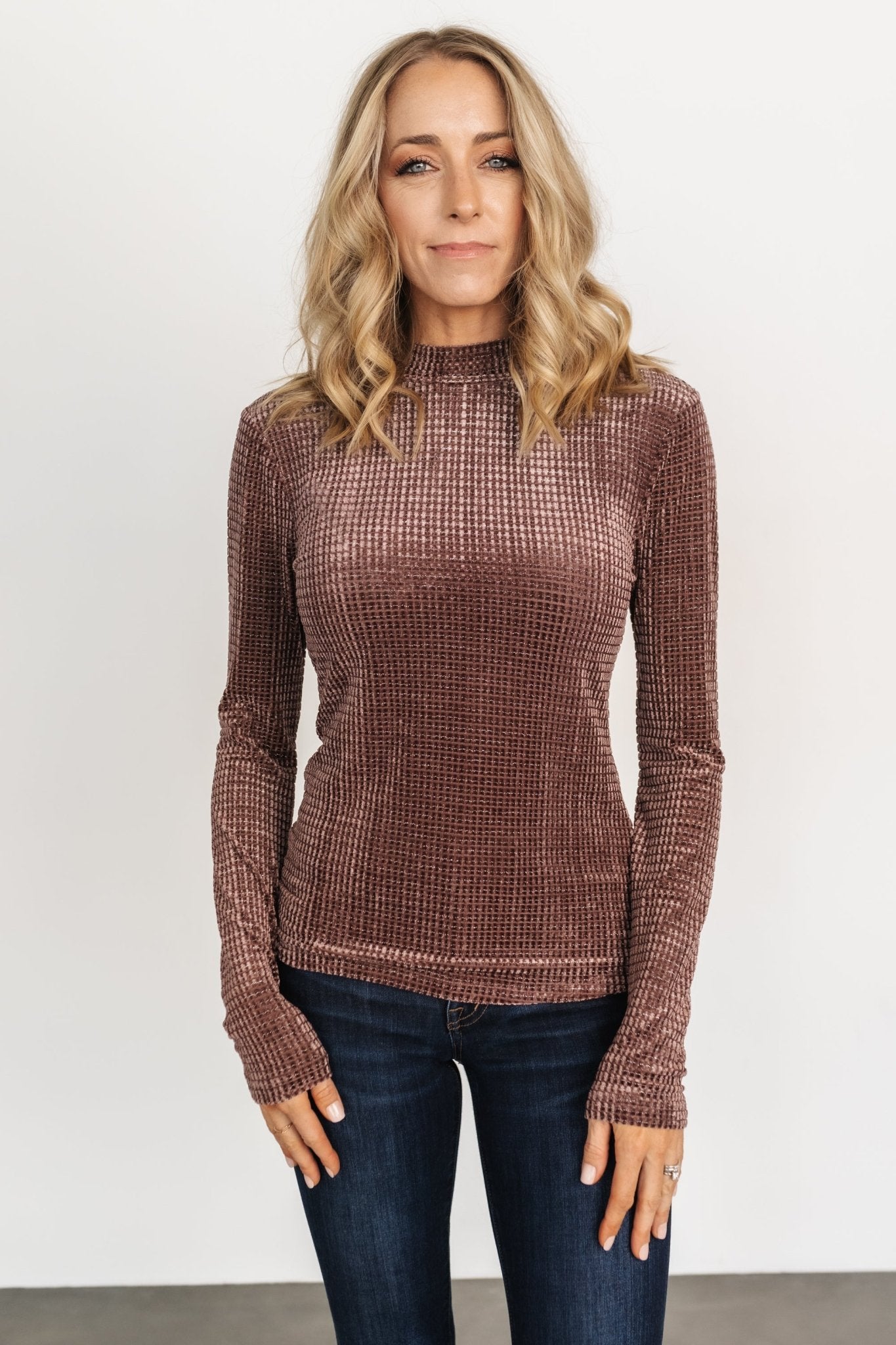 Joss Velvet Top | Dusty Clove - Baltic Born