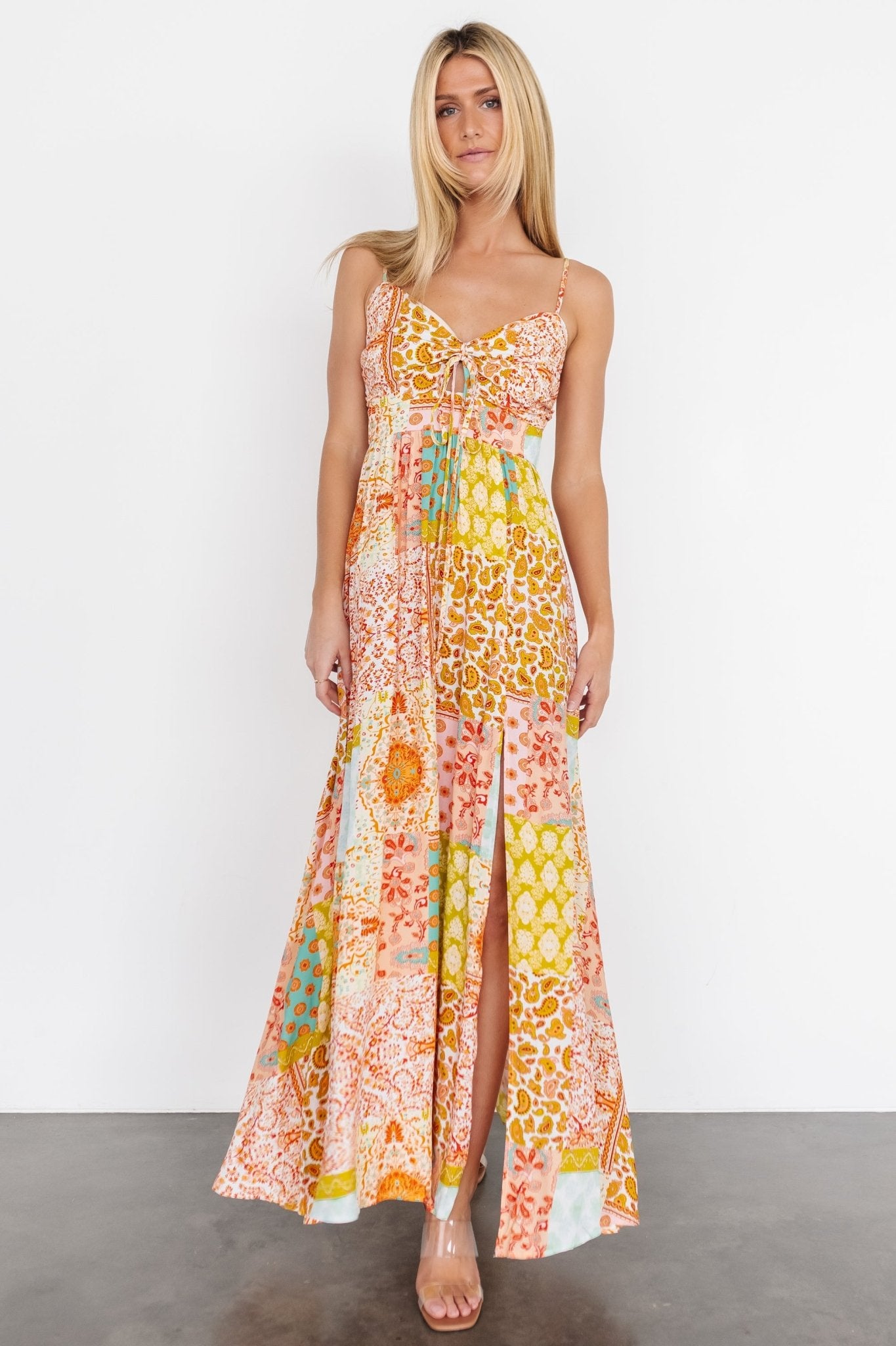 Kamari Tank Maxi Dress | Multi Print - Baltic Born