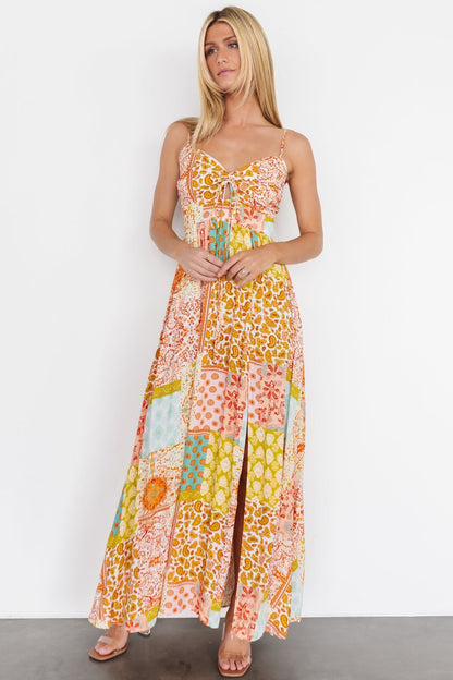 Kamari Tank Maxi Dress | Multi Print - Baltic Born