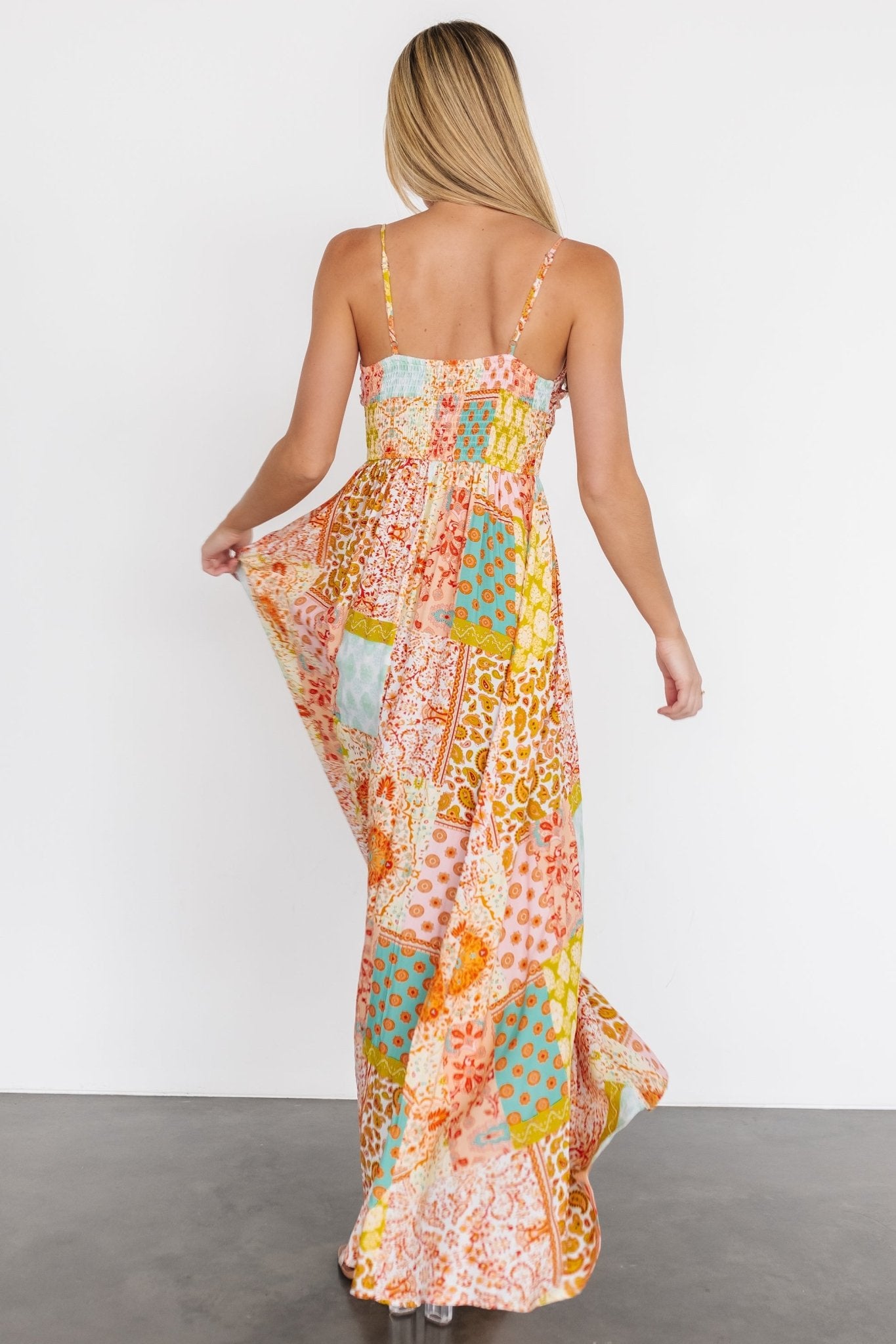 Kamari Tank Maxi Dress | Multi Print - Baltic Born