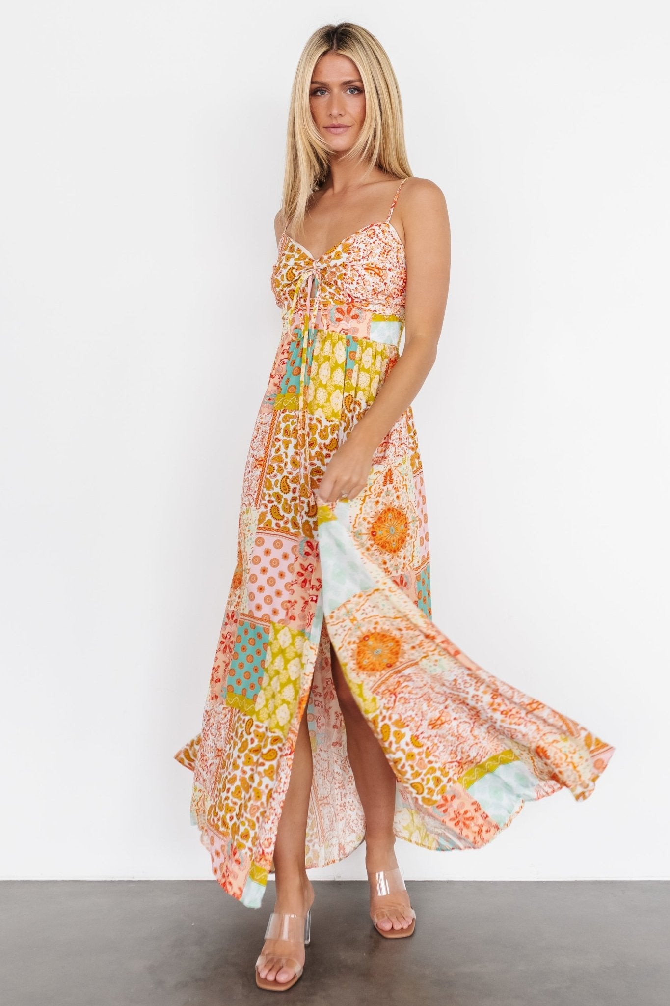 Kamari Tank Maxi Dress | Multi Print - Baltic Born