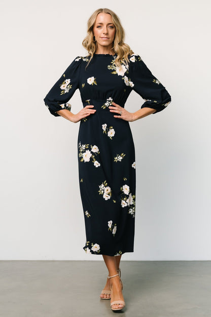 Karalie Maxi Dress | Navy Floral - Baltic Born