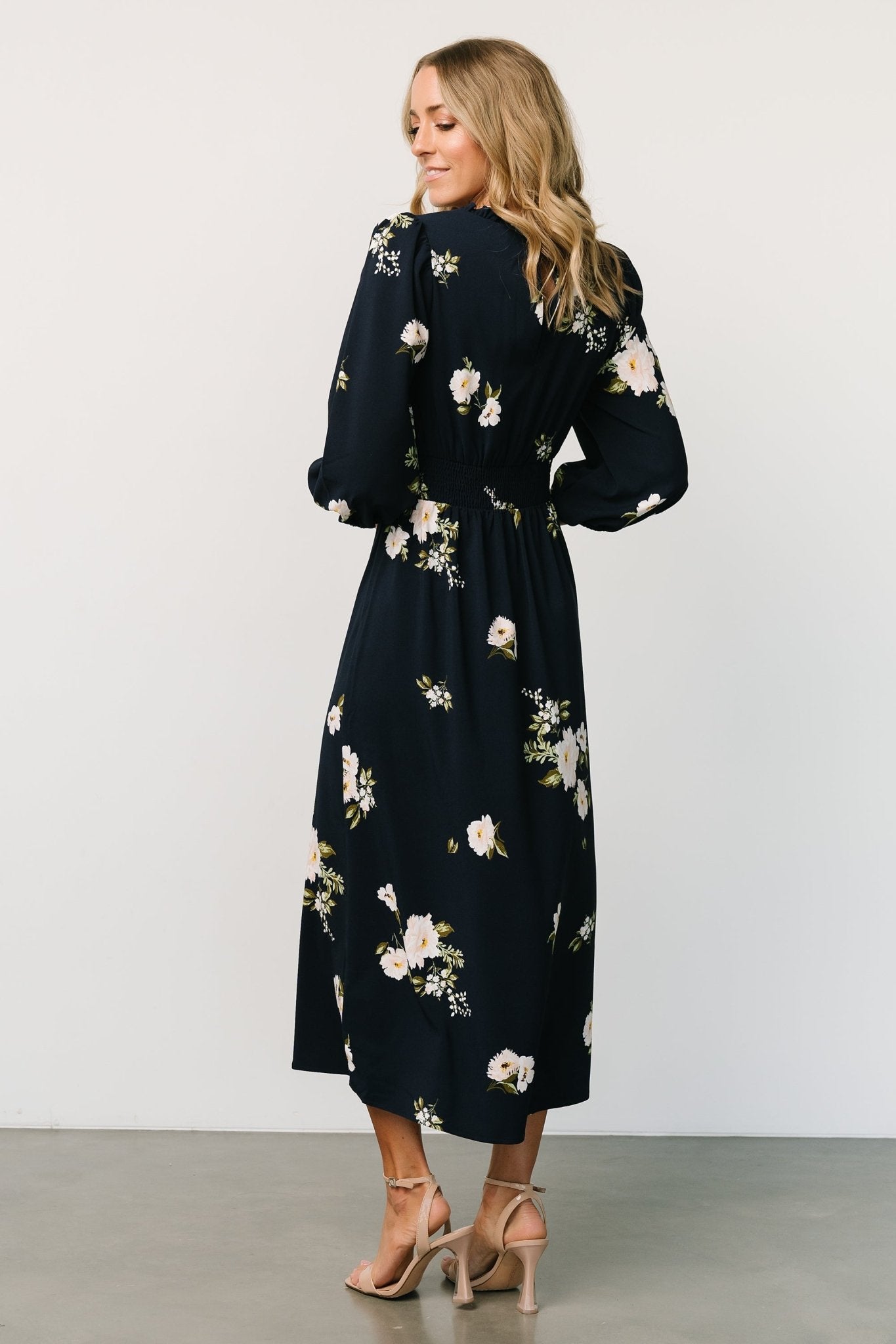 Karalie Maxi Dress | Navy Floral - Baltic Born