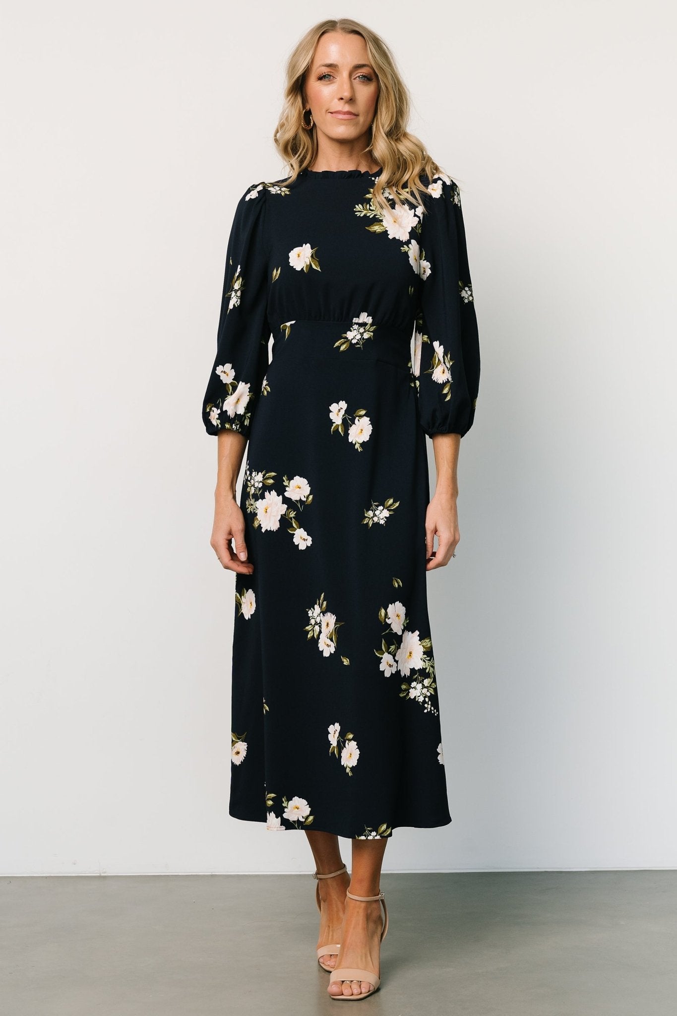 Karalie Maxi Dress | Navy Floral - Baltic Born