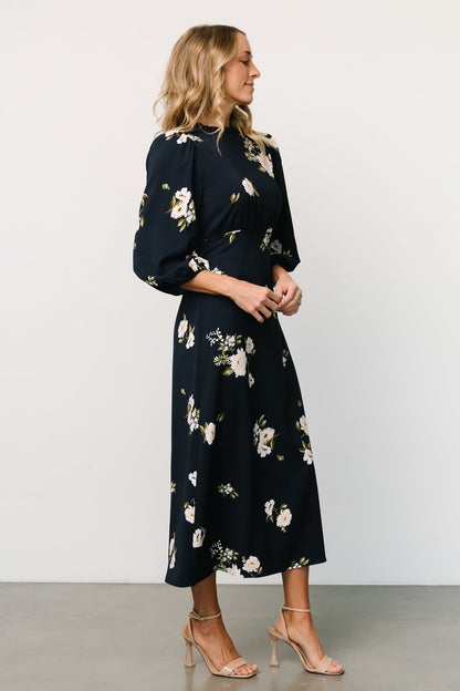 Karalie Maxi Dress | Navy Floral - Baltic Born