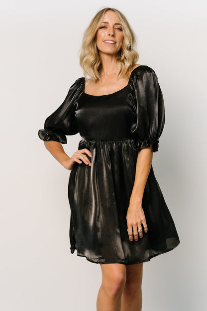 Karlene Short Dress | Black - Baltic Born