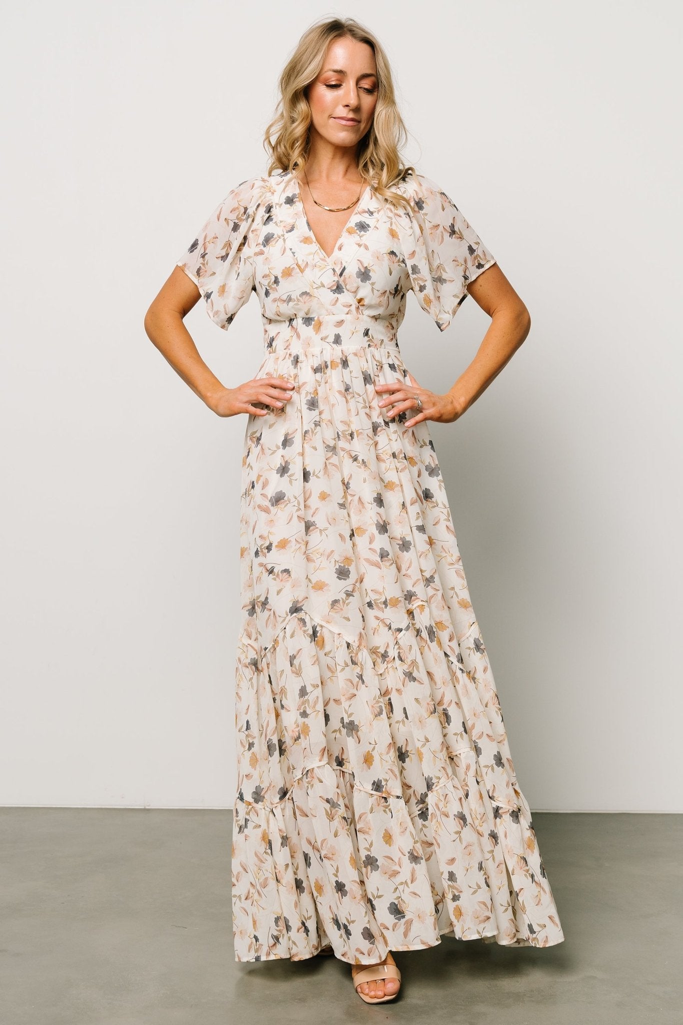 Baltic Born Womens Katherine Maxi Dress | Multi Floral